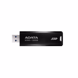 ADATA SC610, 500 GB, USB Type-A, 3.2 Gen 2 (3.1 Gen 2), 550 MB/s, 10 Gbit/s, Black