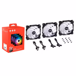XPG VENTO 120 ARGB PWM, Fan, 12 cm, 300 RPM, 1850 RPM, Black