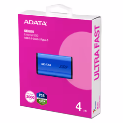 ADATA SE880 4 TB USB Type-C 3.2 Gen 2 (3.1 Gen 2) Blue - Additional view 6