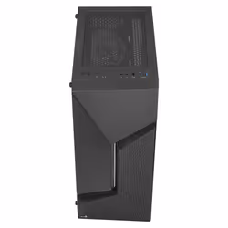 Aerocool SCAPEBKV3 Gaming ATX Case Front RGB LED Tempered Glass 3x ARGB Fans Black - Additional view 4