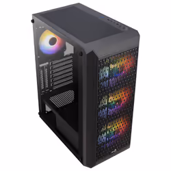 Aerocool BEAMBKV2 Gaming ATX Case 4 Fans 12cm FRGB Black - Additional view 5
