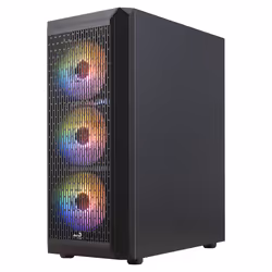 Aerocool BEAMBKV2 Gaming ATX Case 4 Fans 12cm FRGB Black - Additional view 7