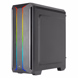 Aerocool SKYLINEV2BK PC ATX Case Dual Front Panel LED ARGB Fan ARGB 12cm Black - Additional view 5