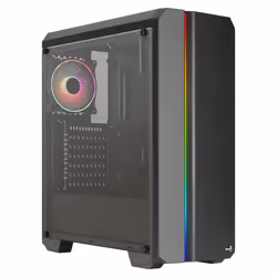Aerocool GENESISV2BK PC ATX Case Front Panel LED ARGB Fan ARGB 12cm Black - Additional view 2