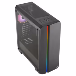 Aerocool GENESISV2BK PC ATX Case Front Panel LED ARGB Fan ARGB 12cm Black - Additional view 3