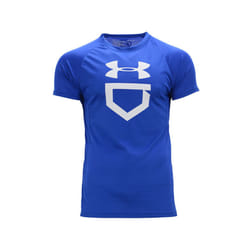 , M) UNDER ARMOUR Dri-Fit Mens T Shirts Quick Dry Sport - Blue (Logo