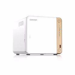 QNAP TS-462-4G NAS/storage server Tower Intel® Celeron® N4505 4 GB DDR4 0 TB QNAP QTS White - Additional view 4