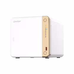 QNAP TS-462-4G NAS/storage server Tower Intel® Celeron® N4505 4 GB DDR4 0 TB QNAP QTS White - Additional view 7