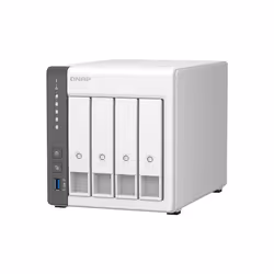 QNAP TS-433 NAS Tower ARM Cortex-A55 4 GB 0 TB QNAP QTS White - Additional view 5
