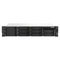 QNAP TS-864EU-RP NAS Rack (2U) Intel® Celeron® N5095 4 GB DDR4 0 TB QNAP Turbo System Black