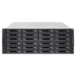 QNAP TS-h2483XU-RP NAS Rack (4U) Intel Xeon E E-2136 128 GB DDR4 0 TB QuTS hero Black