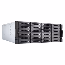 QNAP TS-h2483XU-RP NAS Rack (4U) Intel Xeon E E-2136 128 GB DDR4 0 TB QuTS hero Black