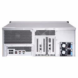 QNAP TS-h2483XU-RP NAS Rack (4U) Intel Xeon E E-2136 128 GB DDR4 0 TB QuTS hero Black