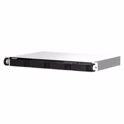 QNAP TS-464eU NAS Rack (1U) Intel® Celeron® N5095 8 GB DDR4 0 TB QNAP Turbo System Aluminium, Black - Additional view 4