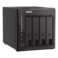 QNAP TS-453E NAS Tower Intel® Celeron® J6412 8 GB 0 TB QNAP QTS Black - Additional view 4