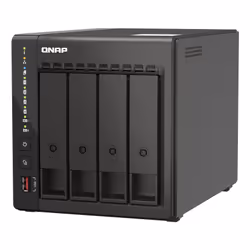QNAP TS-453E NAS Tower Intel® Celeron® J6412 8 GB 0 TB QNAP QTS Black - Additional view 6