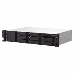 QNAP TS-864EU-RP-8G NAS/storage server Rack (2U) Intel® Celeron® N5095 8 GB DDR4 0 TB QNAP Turbo System Black - Additional view 5