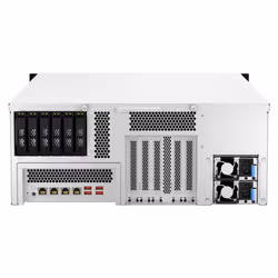 QNAP TS-H3087XU-RP NAS Rack (4U) Intel Xeon E E-2378 64 GB DDR4 0 TB QuTS hero Black, White - Additional view 6