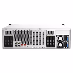 QNAP TS-h2287XU-RP NAS Rack (3U) Intel Xeon E E-2336 32 GB DDR4 0 TB QuTS hero Black, White - Additional view 6