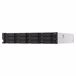 QNAP TS-H1887XU-RP NAS Rack (2U) Intel Xeon E E-2336 32 GB DDR4 0 TB QuTS hero Black, White - Additional view 4