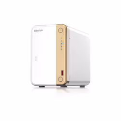 QNAP TS-262 NAS Tower Intel® Celeron® N4505 4 GB 0 TB QNAP QTS Gold, White