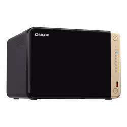 QNAP TS-664 NAS Tower Intel® Celeron® N5095 8 GB DDR4 0 TB QNAP QTS Black, Bronze - Additional view 4