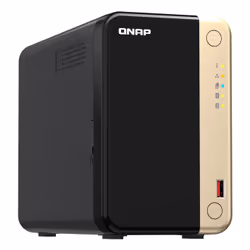 QNAP TS-264 NAS Tower Intel® Celeron® N5095 8 GB 0 TB QNAP QTS Black, Gold - Additional view 4