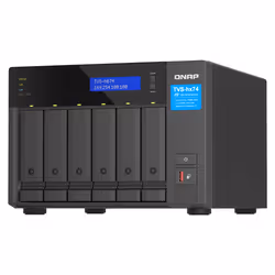 QNAP TVS-H674T-I5-32G NAS/storage server Tower Intel® Core™ i5 i5-12400 32 GB DDR4 HDD QNAP QTS Black - Additional view 6