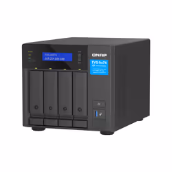 QNAP TVS-H474 NAS Tower Intel® Pentium® G7400 8 GB DDR4 0 TB QuTS hero Black - Additional view 5