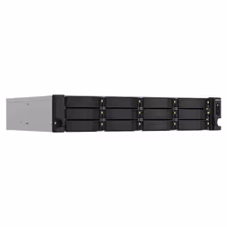 QNAP TS-1264U-RP NAS Rack (2U) Intel® Celeron® 8 GB DDR4 0 TB QNAP QTS Aluminium, Black - Additional view 5