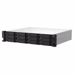 QNAP TS-1264U-RP NAS Rack (2U) Intel® Celeron® 8 GB DDR4 0 TB QNAP QTS Aluminium, Black - Additional view 7