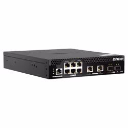 QNAP QSW-M2106PR-2S2T network switch Managed L2 10G Ethernet (100/1000/10000) Power over Ethernet (PoE) 1U Black - Additional view 5