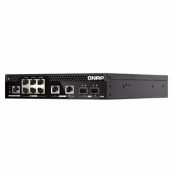 QNAP QSW-M2106PR-2S2T network switch Managed L2 10G Ethernet (100/1000/10000) Power over Ethernet (PoE) 1U Black - Additional view 6