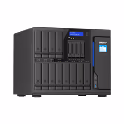 QNAP TS-1655 NAS Tower Intel Atom® C5125 8 GB DDR4 0 TB QNAP Turbo System Black - Additional view 6