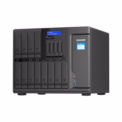 QNAP TS-1655 NAS Tower Intel Atom® C5125 8 GB DDR4 0 TB QNAP Turbo System Black - Additional view 8