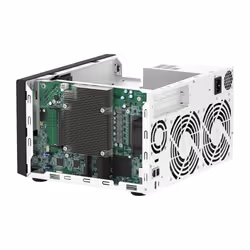 QNAP TVS-h874X NAS Tower Intel® Core™ i9 64 GB DDR4 0 TB QuTS hero Black - Additional view 6