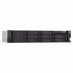 QNAP TS-855EU-RP NAS Rack (2U) Intel Atom® C5125 8 GB DDR4 0 TB QuTS hero Black - Additional view 4