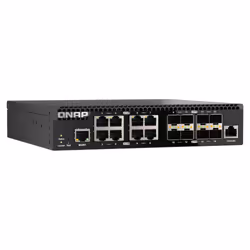 QNAP QSW-M3216R-8S8T network switch Managed L2/L3 10G Ethernet (100/1000/10000) 1U Black - Additional view 5