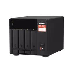 QNAP TS-473A + QSW-1105-5T Bundle Pack NAS Tower Ryzen Embedded V1500B 8 GB DDR4 0 TB QNAP Turbo System Black - Additional view 5