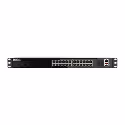 QNAP QSW-M3224-24T network switch Managed L3 10G Ethernet (100/1000/10000) 1U Black, Silver - Additional view 2