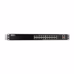 QNAP QSW-M3224-24T network switch Managed L3 10G Ethernet (100/1000/10000) 1U Black, Silver - Additional view 4