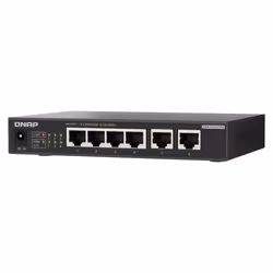 QNAP QSW-2104-2T-R2 network switch Unmanaged 10G Ethernet (100/1000/10000) Desktop Black - Additional view 4