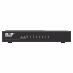 QNAP QSW-1108-8T-R2 network switch Unmanaged 2.5G Ethernet (100/1000/2500) Desktop Black - Additional view 4