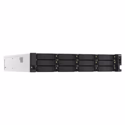 QNAP TS-H1887XU-RP NAS Rack (2U) Intel Xeon E E-2336 16 GB DDR4 0 TB QuTS hero Black, White - Additional view 2