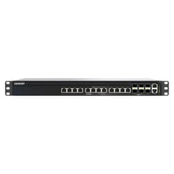 QNAP QSW-M5218P-6F12T network switch Managed L3 10G Ethernet (100/1000/10000) Power over Ethernet (PoE) 1U Black