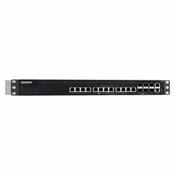 QNAP QSW-M5218-6F12T network switch Managed L3 10G Ethernet (100/1000/10000) 1U Black - Additional view 3