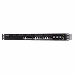 QNAP QSW-M5218-6F12T network switch Managed L3 10G Ethernet (100/1000/10000) 1U Black - Additional view 4