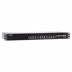 QNAP QSW-M5218-6F12T network switch Managed L3 10G Ethernet (100/1000/10000) 1U Black - Additional view 5