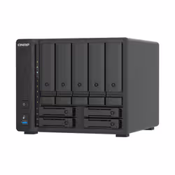 QNAP TS-H966TX NAS Tower Intel® Core™ i3 8 GB DDR5 QNAP QTS Black - Additional view 4