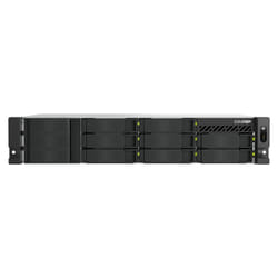 QNAP TS-H1073BXEU-RP NAS Rack (2U) Ryzen Embedded V1780B 8 GB DDR4 QNAP QTS Black